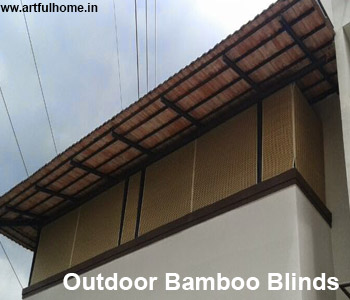 Roll-Up Bamboo Blinds