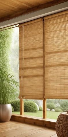 Serene Ambiance Bamboo Blinds