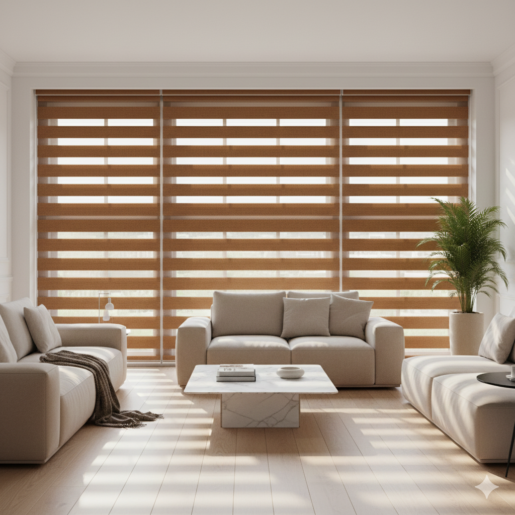 Sheer Fabric Zebra Blinds